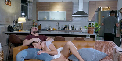 Violet Reign is having sex with her stepbro Peter Green