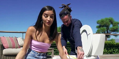 Huge black dick is screwing the petite teen Emily Willis