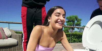 Huge black dick is screwing the petite teen Emily Willis