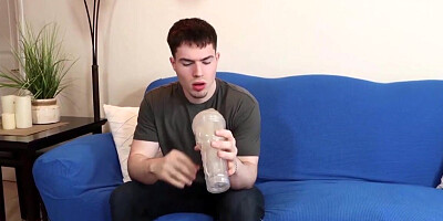 Lana Blade catches the stepson with his new sex toy