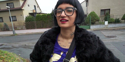 French hottie with a shaved pussy is enjoying a deep dicking