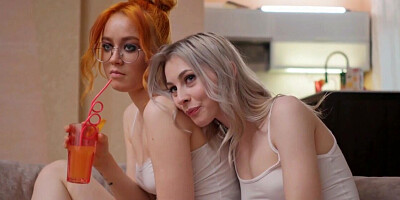 Ginger is getting fucked by the bf of her friend