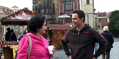 Younger dick works inside mature woman's mouth and twat