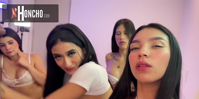 Xhoncho - Real Latina Teen 18+ Blowjobs Compilation Vol 1 - Double Blowjob