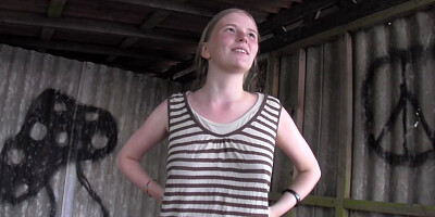Evelina Juliet in guy fucks a chick with great amateur tits