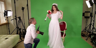 Evelina Darling - Bride Rides Photographers Big Dick