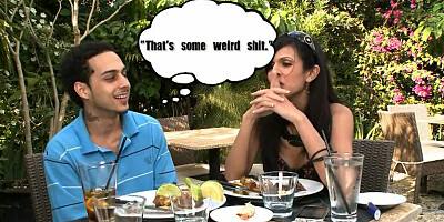 Curvy latina Shy Love has fun with young stud