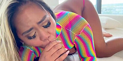 Brown Big Booty Thai Fucks Bbc