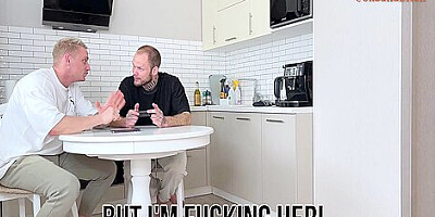 Bro! I Want To Fuck Your Hot Stepmother In The Ass Too! Anal Surprise For Hot Stepmom!