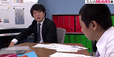 Hot Secretary Sucks Boss Huge Cock Then Rides It Hard In The Office