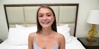 Salad tossing 18 yr old makes her debut porn