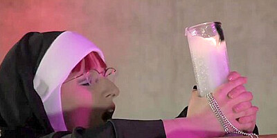 Illicit Lust For Naughty Nun And Horny Priest Leads To Wild Orgasmic Release In Candlelight