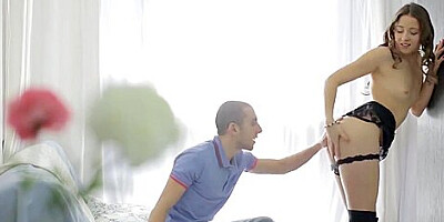 Brunette Cutie Fucked In Her Rear End Until He