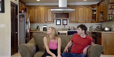 teen 18+ Enjoys Sex With Her Stepcousin And His Milf Step mom