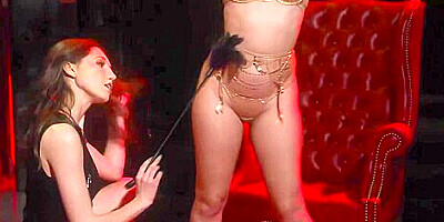 Lesbian Mistress Maya Woulfe Spanks Her