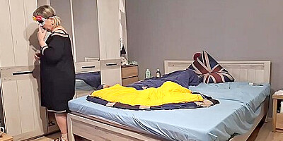 Horny Mature Housewife Fucks And Sucks Her Step sons Best Friend