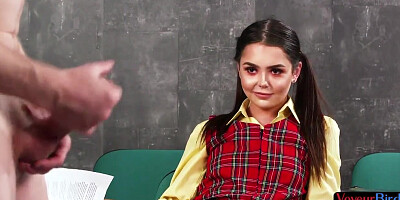 21yo on college teases professor cock till cumshot