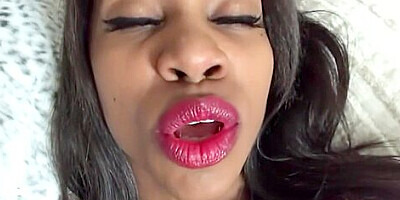 Hot Ebony Cougar Is Gonna Kiss Your Dickhead