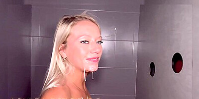 Petit Salope Suce Au Glory Hole Et Se Fait Ejaculer Sur Le Visage (ashley-nico) Sans Preservatif