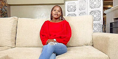 Sexy Big Ass African Teen 18+ Sasha D Fake Casting Before She Gave A Blowjob