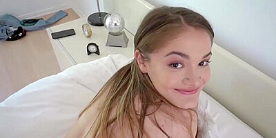 Shae Blaze - Stepsister Rides And Sucks Stepbros Cock In Pov