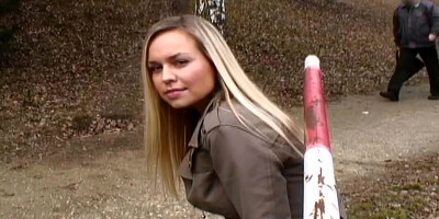 Ex Model Takes Dick In Public