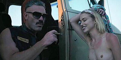 Yoga Blonde Chloe Cherry Dominated In Partybus