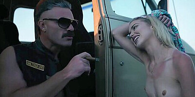 Yoga Blonde Chloe Cherry Dominated In Partybus