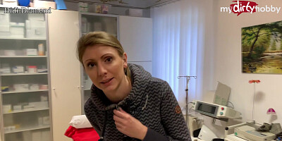 MyDirtyHobby - Doctor fucks busty blonde patient during check-up