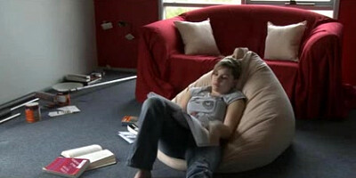 Concupiscent Student Takes Blissful Break Legal Age teenager 18+