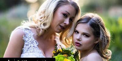 Step mommy'S GIRL - Bridesmaid Katie Morgan Bangs Hard Her Stepdaughter Coco Lovelock Before Her Wedding