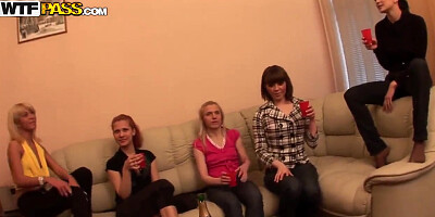 Horny assfucking party with true sluts will be absolutely wild