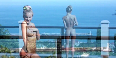 Natural titted teen 18+ beauty teasing