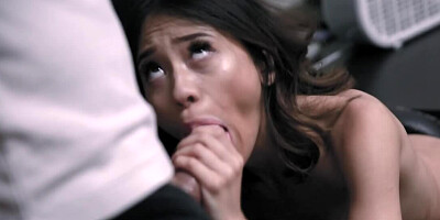 Teacher uses cock helping the Asian coed stretch virgin pussy