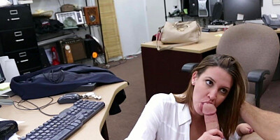 Big booty woman enjoys office sex more than enough