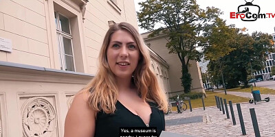 German Big Tits Tattoo Babe Picked Up At Blind Date