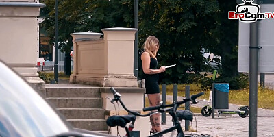 German Big Tits Tattoo Babe Picked Up At Blind Date