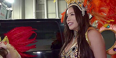 ハロウィンに現れた露出狂美女のHカップがヤバい
