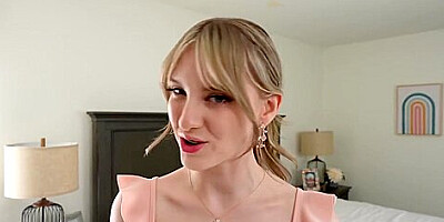 Hot Stepsister Melody Marks Your Pussy Is Too Tight But Stepbro Likes It