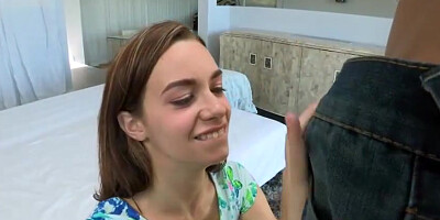 teen 18+ Tali Diva in hardcore sex with big cock and showers cum