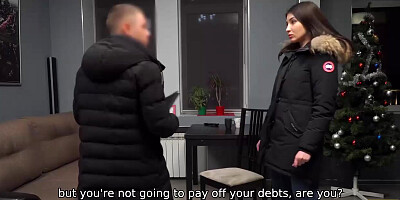 Debt4k. Polishing your new Mercedes? Why don't you polish my cock on your knees instead?