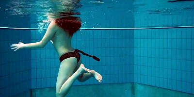 Fun Czech Babe Vesta Swims Naked And Horny