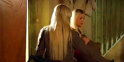Busty Lesbian Slaves In Bondage Humiliated By Madame