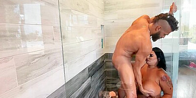 Sofia Rose And Xander Corvus - A Super-sized Plumper Gets Pounded Hard In The Showe