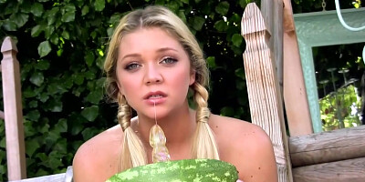 Twistys - Jessie Andrews starring at Watermelon Pie