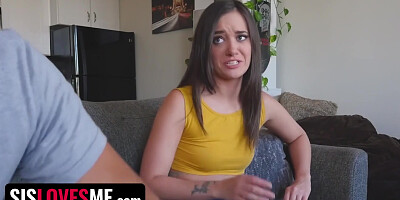 Sis Loves Me And Gia Paige In Free Premium Video Step Sis With Plump Round Booty Bounces On Step Brothers Dick Full Scene