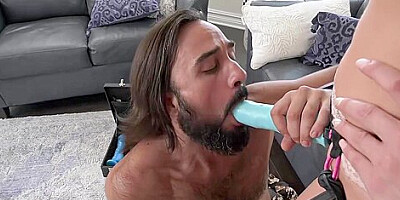 Big Tits Skylar Snow Pegging Mason Lear Doggystyle With A Huge Dildo