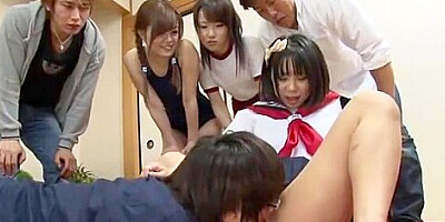 Exotic Japanese chick Mikan Kururugi, Riri Kouda in Hottest JAV video