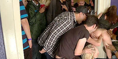 Pussy And Ass Are Annihilated At Orgy House Party!