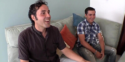 Three beautiful and sexy chicks icecream seller and caught pizza deliveryman